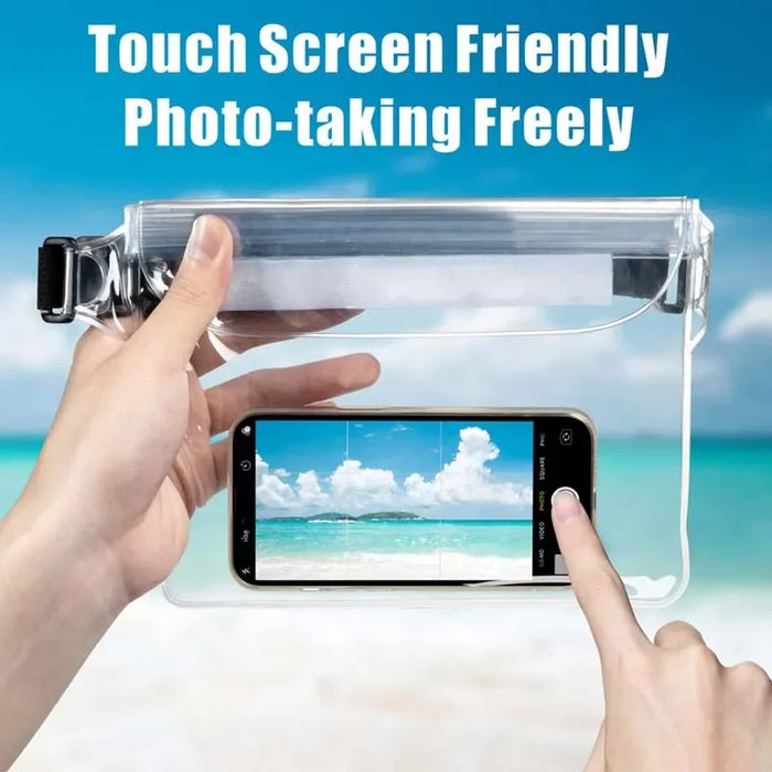 PVC Waterproof Mobile Phone Waist Bag with Adjustable Strap