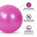 95cm Yoga Exercise Ball - Flamin' Fitness