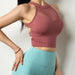 Breathable Open Back Sports Bra - Flamin' Fitness