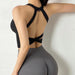 Breathable Open Back Sports Bra - Flamin' Fitness