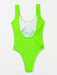 Crochet Style One-Piece Swimsuit - Flamin' Fitness