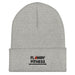 Grey Cuffed Beanie - Flamin' Fitness