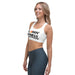 White Sports Bra - Flamin' Fitness